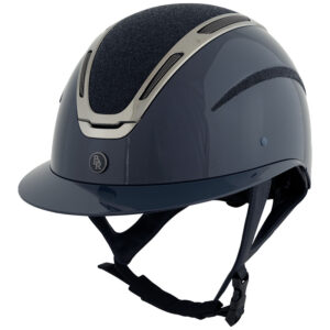 casco equitacion br zeta starlight vista frontal azul cavalga